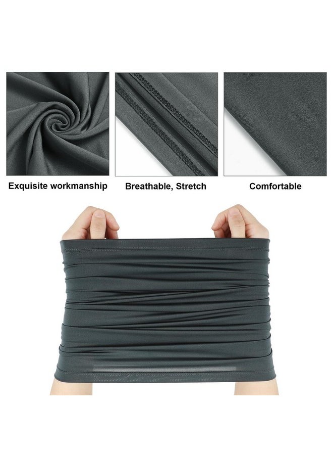 Geyoga - 6 Pieces Summer Uv Protection Cooling Neck Gaiter Face Clothing Neck Gaiter Scarf Sunscreen Breathable Bandana(Classic Color) - Image 1