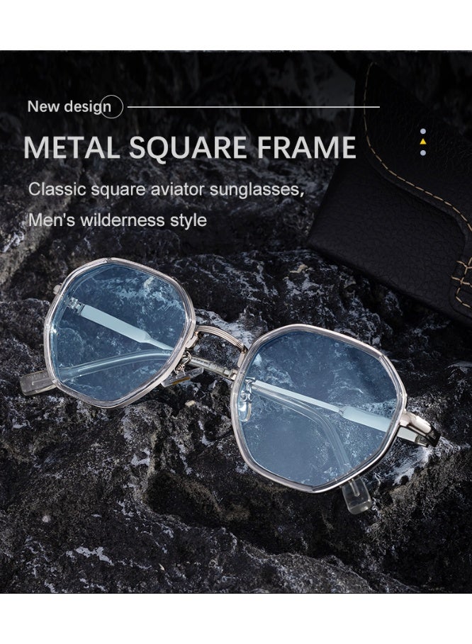 Luxury men's sunglasses in a classic European and American style – elegant and modern, ideal for Saudi men, with superior UV protection and an attractive classic frame - Image 3
