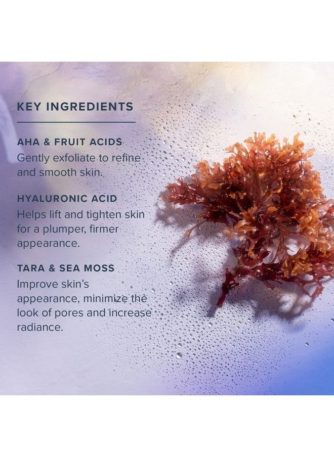 Heritage Store - Aura Glow Facial Mask Brightening & Refining Treatment All Skin Types Exfoliating Gel Mask With Aha & Fruit Acids Hyaluronic Acid Sea Moss & Clear Quartz Vegan Paraben Free 2Oz - Image 1