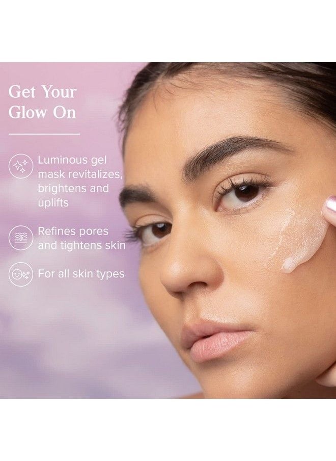 Heritage Store - Aura Glow Facial Mask Brightening & Refining Treatment All Skin Types Exfoliating Gel Mask With Aha & Fruit Acids Hyaluronic Acid Sea Moss & Clear Quartz Vegan Paraben Free 2Oz - Image 1