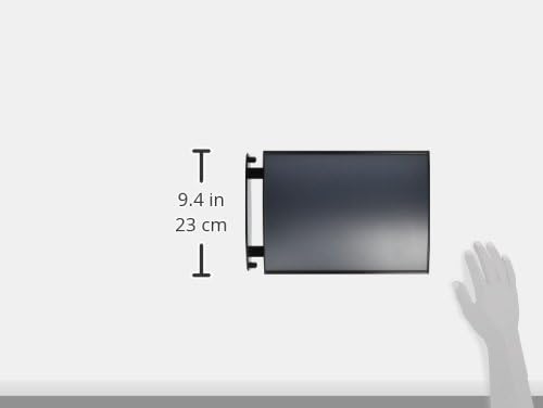 Displays2go Hallway Signs Double Sided for 1138 x 812 Graphics Wall or Ceiling Mount Convex Black Aluminum Construction wPlastic End Caps - Image 2