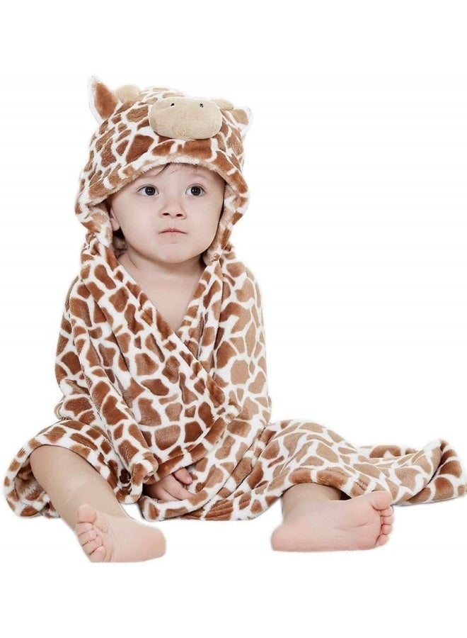 Vauwmsr Baby Hooded Blanket Soft Plush Animal Face Infant Toddler Hoodie Blanket - Image 2