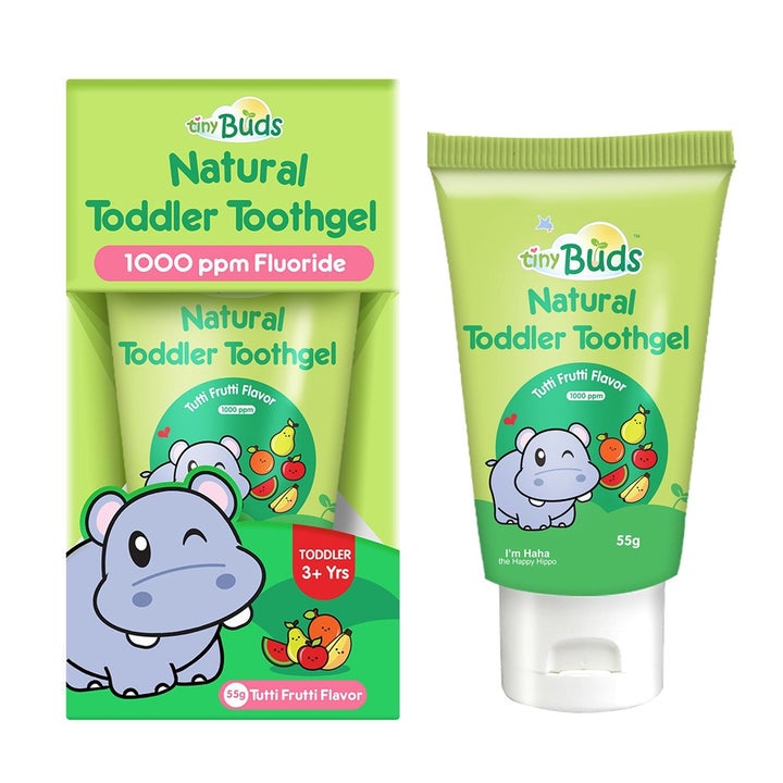 Tiny Buds Toddler Training Toothpaste - Stage 2 Tutti Frutti 55g