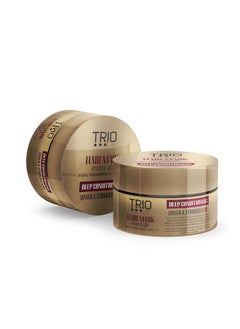 Trio PRO hair mask with mixed oils longer , stronger & healthy hair 500 gm 