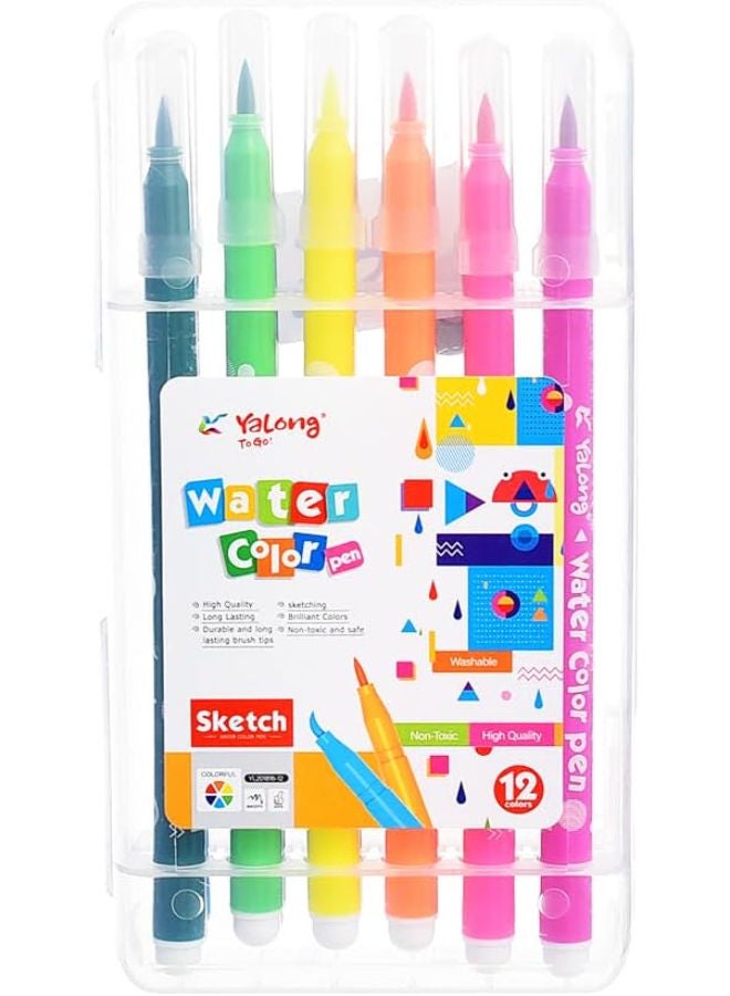 YALONG Watercolour Pen | 12 Colors - Image 1