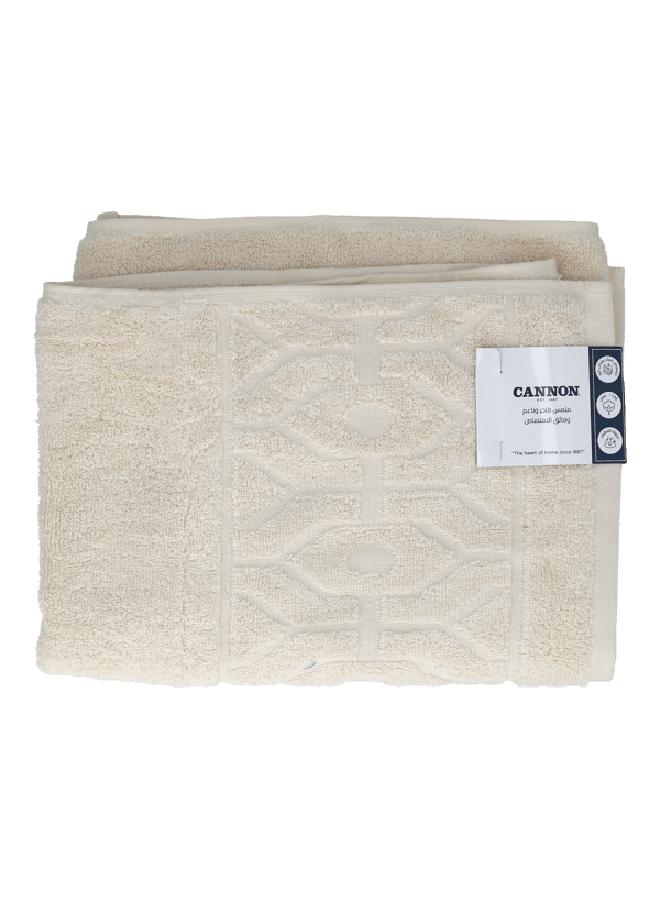 Cannon Rhombus Soft And Super Absorbent Face Towel Beige 50 X 100Cm Cn Rm50X100-Cnm - Image 1