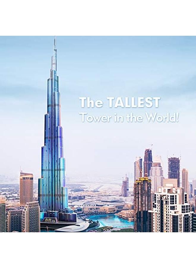 CubicFun 3D Puzzle Led Burj Khalifa 136 Pieces - Image 2