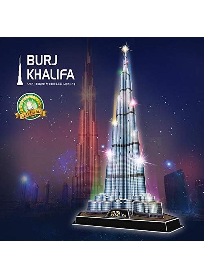 CubicFun 3D Puzzle Led Burj Khalifa 136 Pieces - Image 4