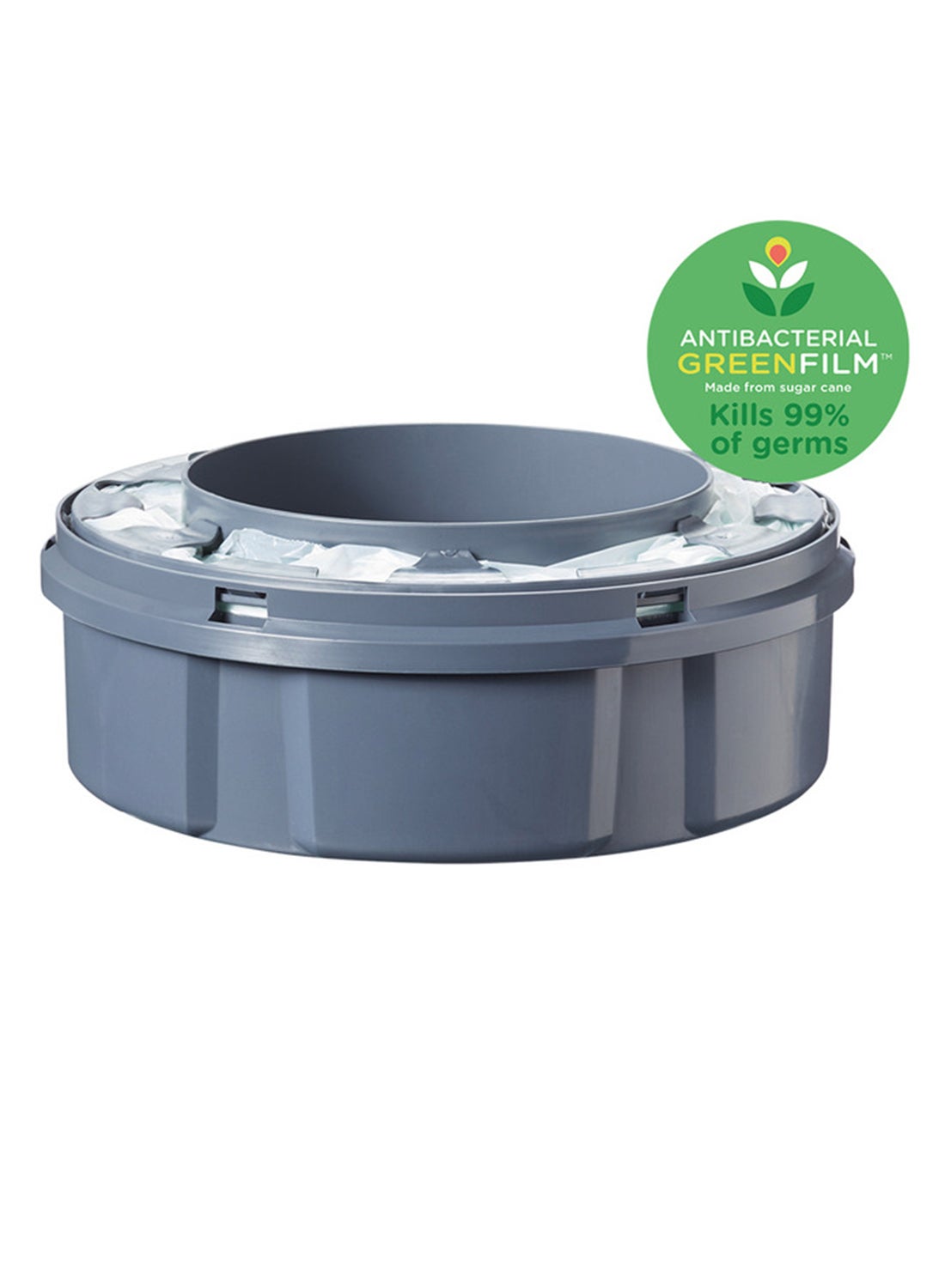 tommee tippee Twist And Click Advanced Nappy Bin Refill Cassettes, Sustainably Sourced Antibacterial Greenfilm