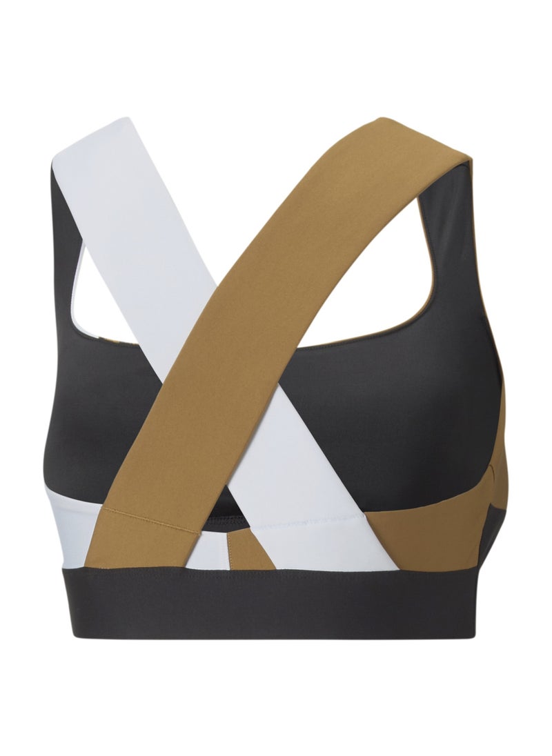 بوما حمالة صدر للتدريب Mid Impact Safari Glam للنساء  - Image 2