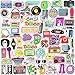 DETICKERS 80s 90s Stickers for Water Bottles 90s Party Decorations 70 PCS Waterproof Vinyl Gifts for Adult Stickers - Image 3