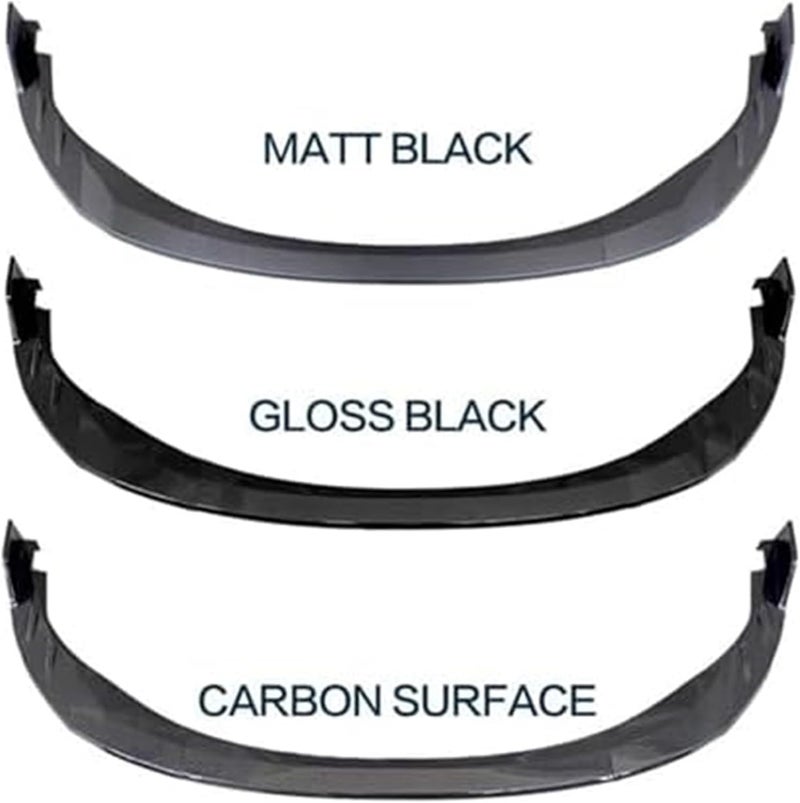 QASULER Front Bumper Spoiler Splitter for Corolla 2019-2020 - Image 4