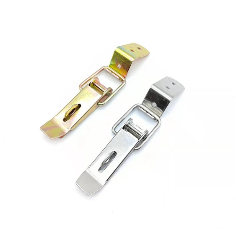 Spring Loaded Suitcase Chest Locking Hasp Hardware Box Toggle Latch Military Buckle 304 SUS 5pcs - Image 5