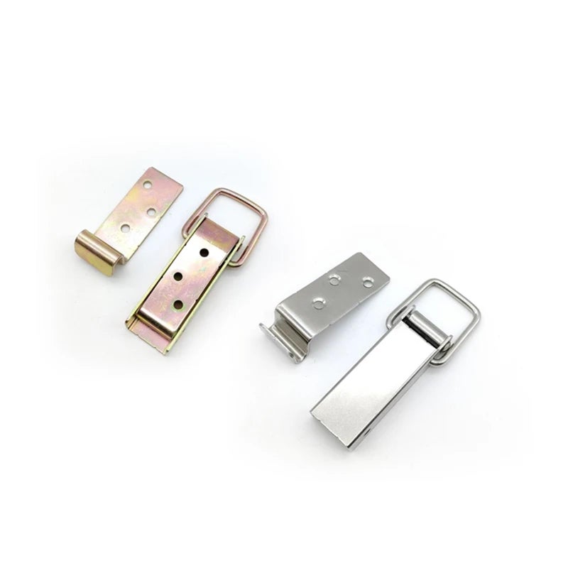Spring Loaded Suitcase Chest Locking Hasp Hardware Box Toggle Latch Military Buckle 304 SUS 5pcs - Image 4