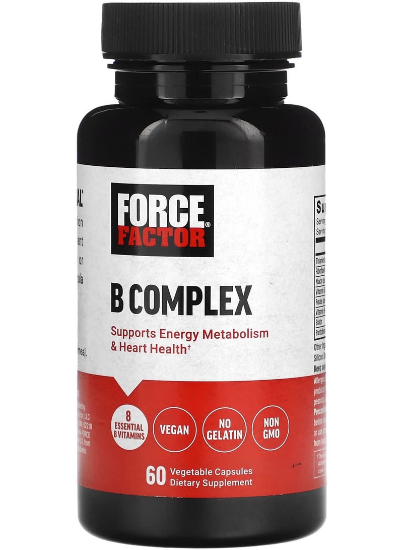 Force Factor B Complex 60 Vegetable Capsules