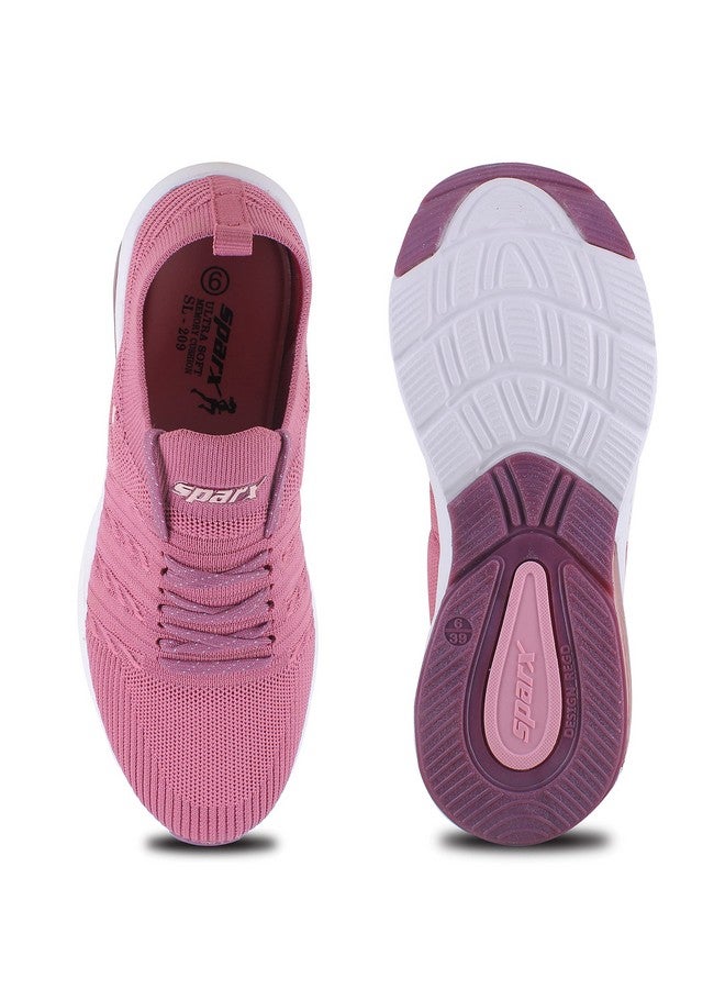 Sparx Womens SL 209 | Enhanced Durability & Soft Cushion | Pink Running Shoe - 5 UK (SL 209) - Image 2