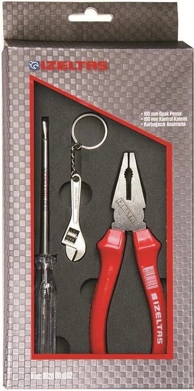 İzeltaş Pliers and Control Pen Set (Keychain)  - Image 1