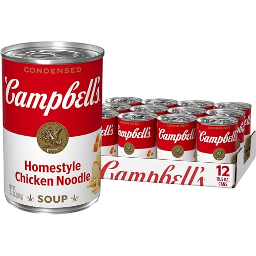 Campbell'S Campbells Condensed Homestyle Chicken Noodle Soup Packaging May Vary 105 Oz Pack of 12 - Image 1