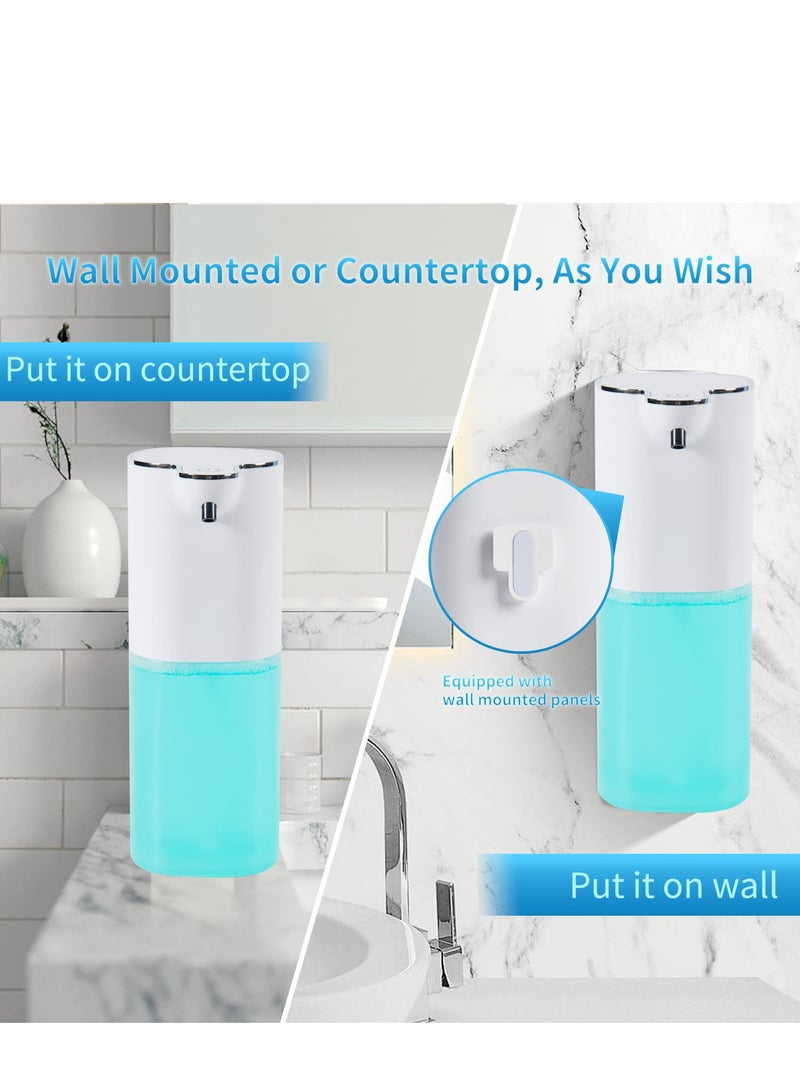 SOLARAE Rechargeable Touchless Foam Soap Dispenser for Kitchen & Bathroom - Automatic Sensor Foaming Soap Dispenser for Countertop or Wall Mount Use - Image 2