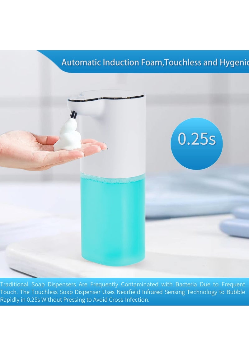 SOLARAE Rechargeable Touchless Foam Soap Dispenser for Kitchen & Bathroom - Automatic Sensor Foaming Soap Dispenser for Countertop or Wall Mount Use - Image 5