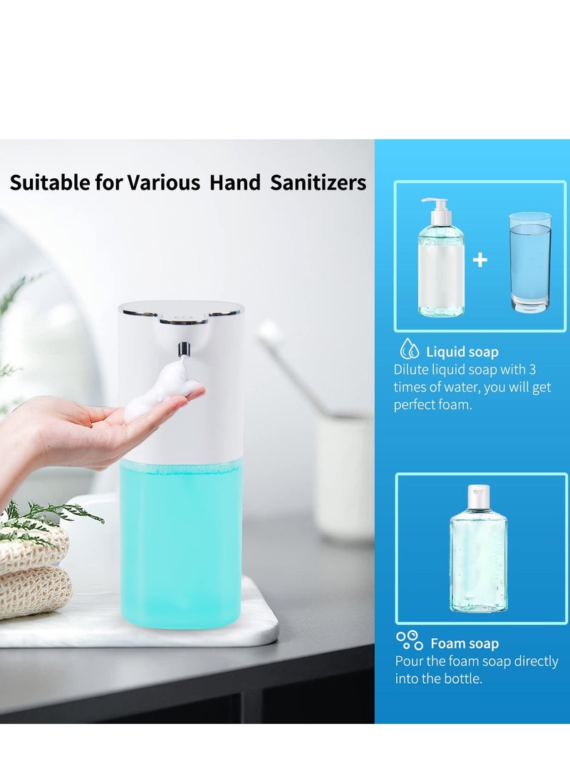 SOLARAE Rechargeable Touchless Foam Soap Dispenser for Kitchen & Bathroom - Automatic Sensor Foaming Soap Dispenser for Countertop or Wall Mount Use - Image 4