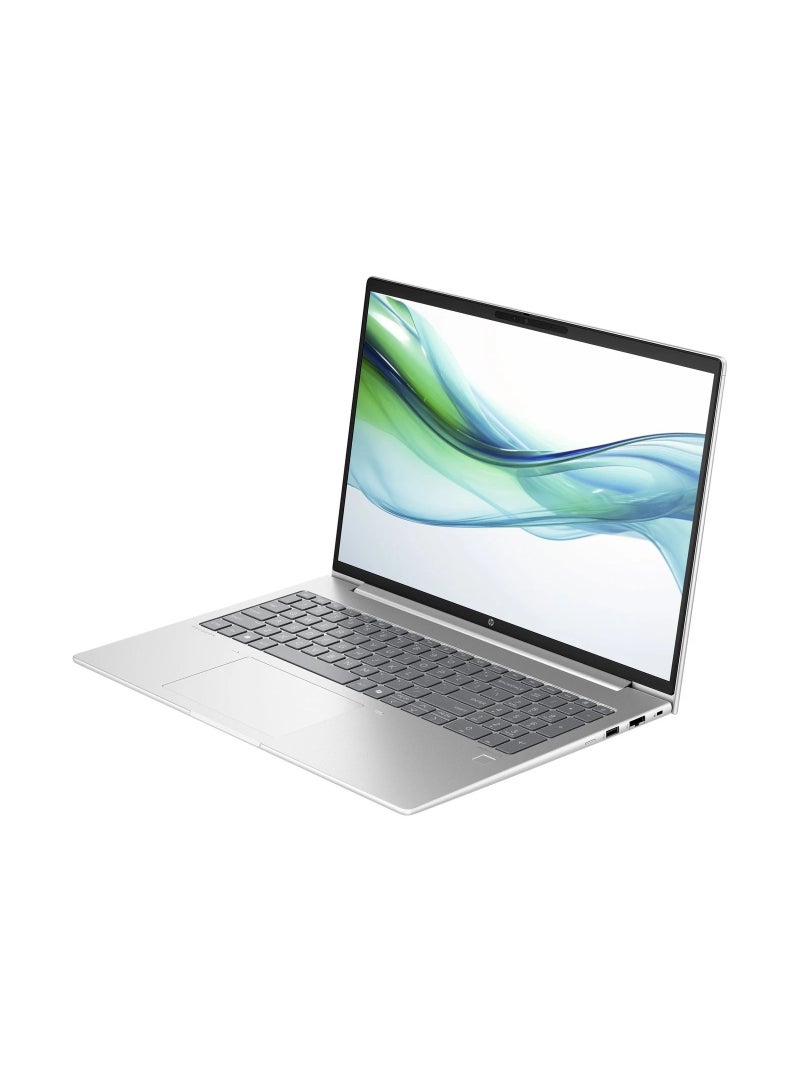 Laptop HP ProBook 460 G11, Intel Core Ultra 7 155U, 16-inch, 8GB DDR5 RAM, 512GB SSD, FreeDOS English/Arabic Sliver