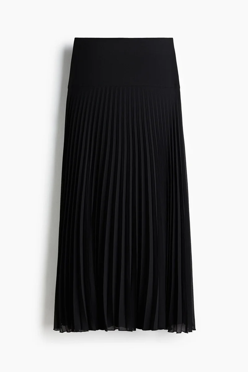 H&M Pleated chiffon skirt