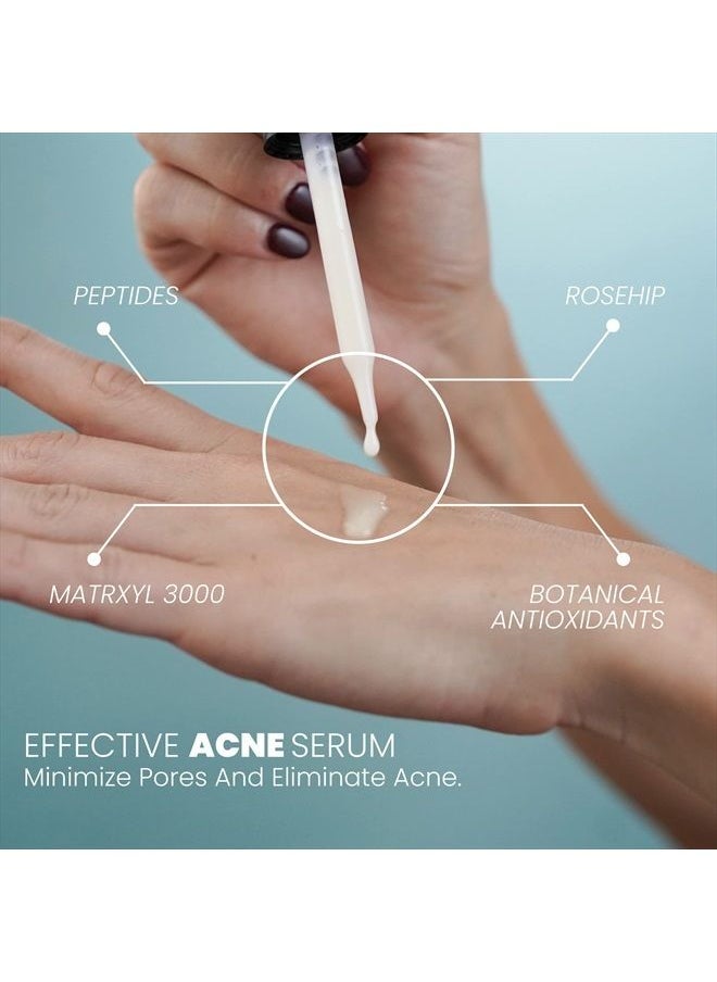Eva Naturals - Skin Firming Serum - Niacinamide Serum for Face with Vitamin C and Hyaluronic Acid - Acne Serum for Face - Face Serum for Sensitive Skin and Acne - Skin Clearing Serum - Skin Serum for Firm Skin & Wri - Image 1