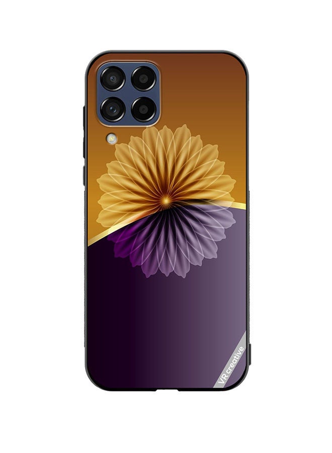VR CREATIVE Protective Case Cover For Samsung Galaxy M33 Flower Design Multicolour - Image 1