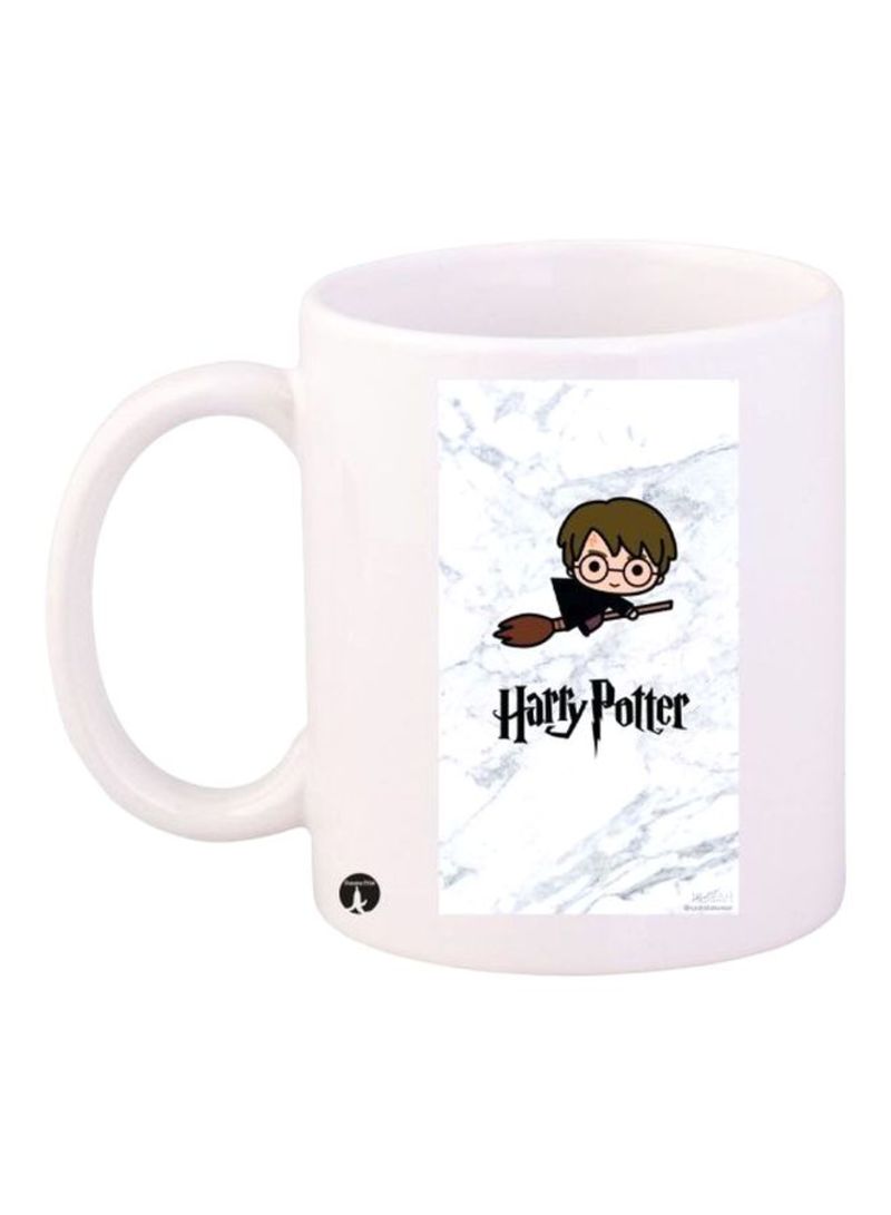 Harry Potter Printed Mug White/Brown/Black Standard Size