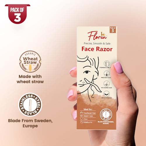 Floren Precision Dermaplaning Tool | 3 Face Razors for Smooth, Hair-Free Skin - Image 2