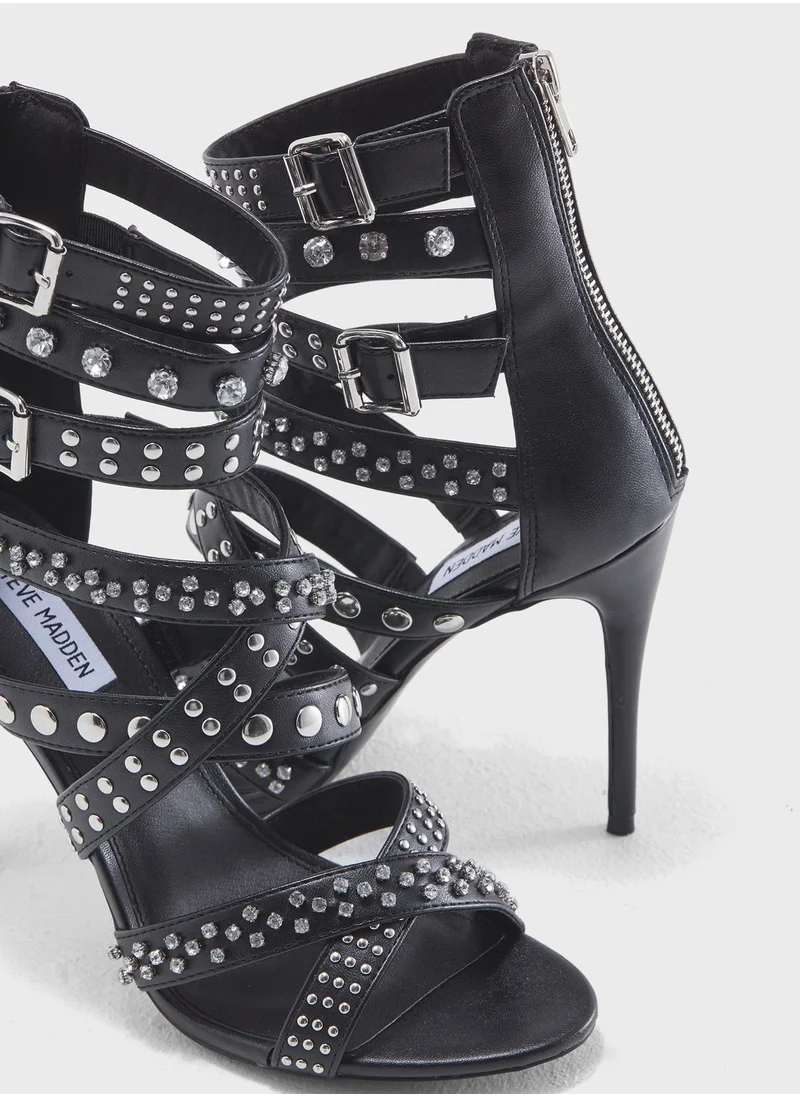 STEVE MADDEN Motto Studded Multi Strap Sandal
