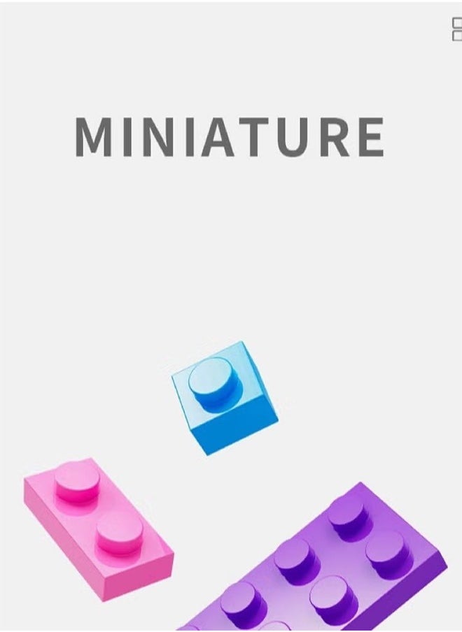 بريكس الكرتون 3D كتل البناء - غرزة صغيرة الجسيمات التراص كتلة اللعب متوافقة مع جزيئات الطوب LEGO  - Image 2