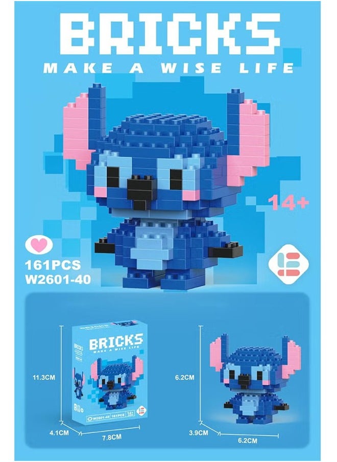 بريكس الكرتون 3D كتل البناء - غرزة صغيرة الجسيمات التراص كتلة اللعب متوافقة مع جزيئات الطوب LEGO  - Image 1