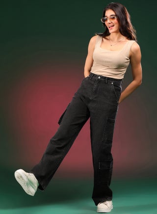 High Rise Straight Leg Cargo Jeans - pzsku/Z0B23020E295C83F0A350Z/45/1748286775/ad91fe6c-a1f8-444a-ba96-16ca2fda1a0b