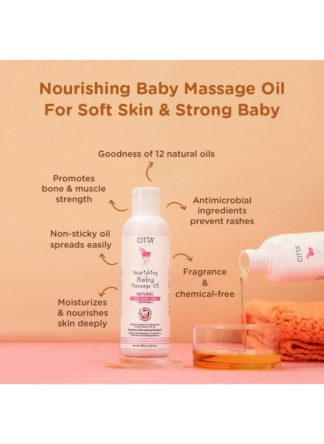 Nourishing Baby Massage Oil For New Born & Moisturizing Baby Balm Pack Of 2200 Ml 200 Gm - pzsku/Z0B230859620F7D54A210Z/45/_/1692783808/7db2f726-61de-442a-be4a-5b1445034cae