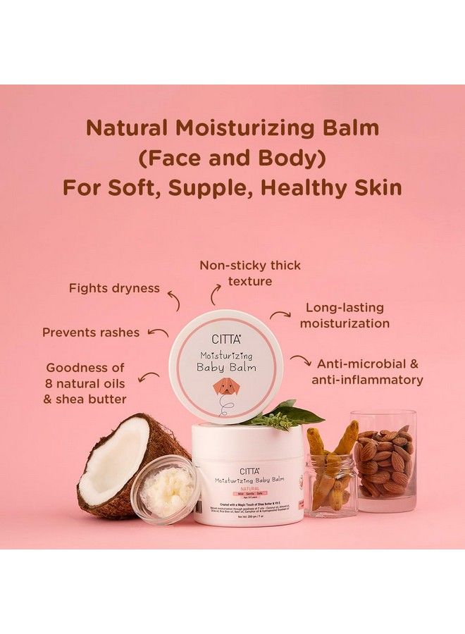 CITTA Nourishing Baby Massage Oil For New Born & Moisturizing Baby Balm Pack Of 2200 Ml 200 Gm - Image 5