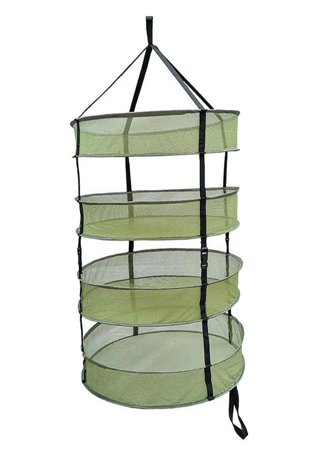 ATORSE 4 Layer 2Ft Hanging Mesh Herb Drying Rack Collapsible Green LightweightHome & Garden|Yard Garden & Outdoor Living|Gardening Supplies|Hydroponics & Seed Starting|Tents Tarps & Shelves - Image 4