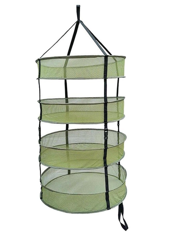 ATORSE 4 Layer 2Ft Hanging Mesh Herb Drying Rack Collapsible Green LightweightHome & Garden|Yard Garden & Outdoor Living|Gardening Supplies|Hydroponics & Seed Starting|Tents Tarps & Shelves - Image 5