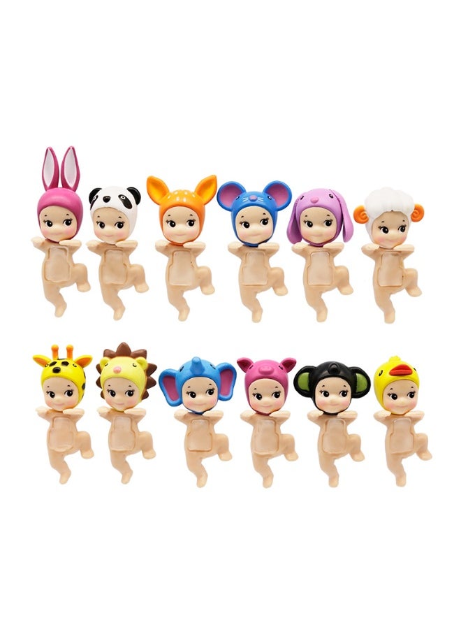 12pc Sonny Angele Blind Box hippers Animal Anime Figures Ornaments Dolls