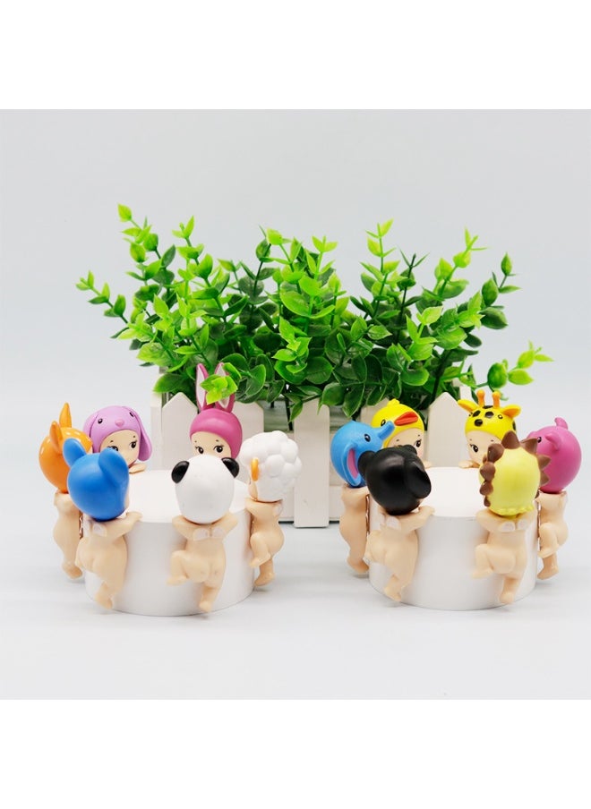 12pc Sonny Angele Blind Box hippers Animal Anime Figures Ornaments Dolls