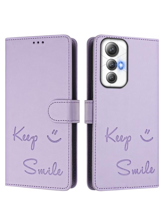 S-TOP Case For Cubot Max 5 Smile Embossing RFID Leather Phone Case - Image 3