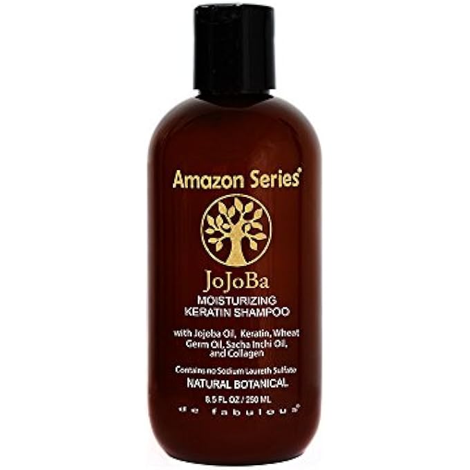 JOJOBA MOISTURIZING KERATIN SHAMPOO, 8.5 FLUID OUNCE