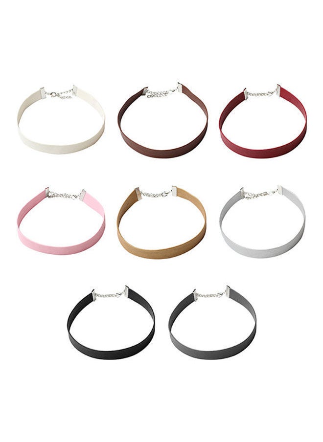 NIBEMINENT - Rings Pendant Short Collar Necklace - Image 1