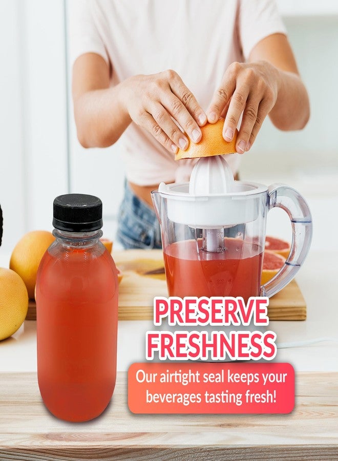 Reli. Plastic Juice Bottles [30 Pack Bulk, 12 oz] Round Plastic Juice Bottles with Caps & Sticker Labels | Clear, Empty for Juicing 12oz | Disposable, Reusable Containers for Juicing, Smoothies - Image 3