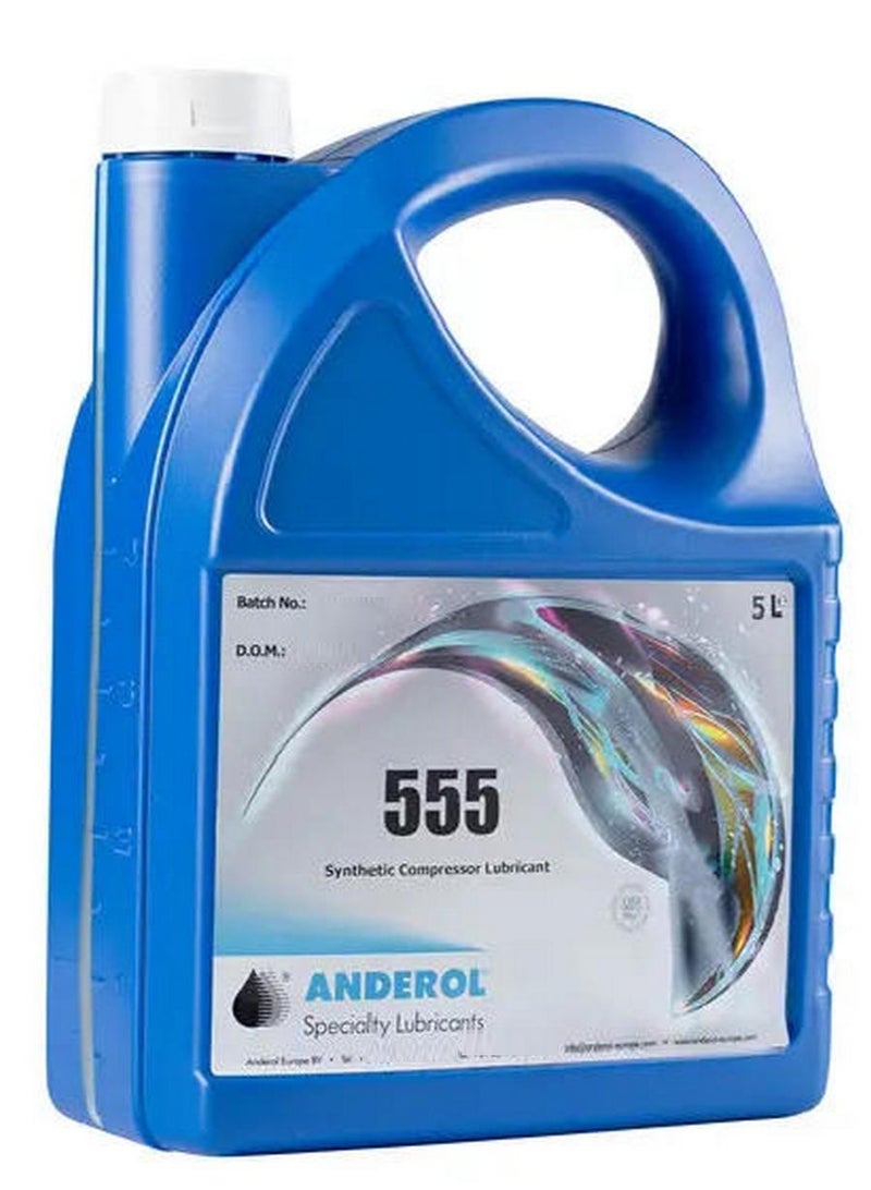 ANDEROL 555 Compressor Oil Synthetic Compressor Lubricant 5L - Image 1
