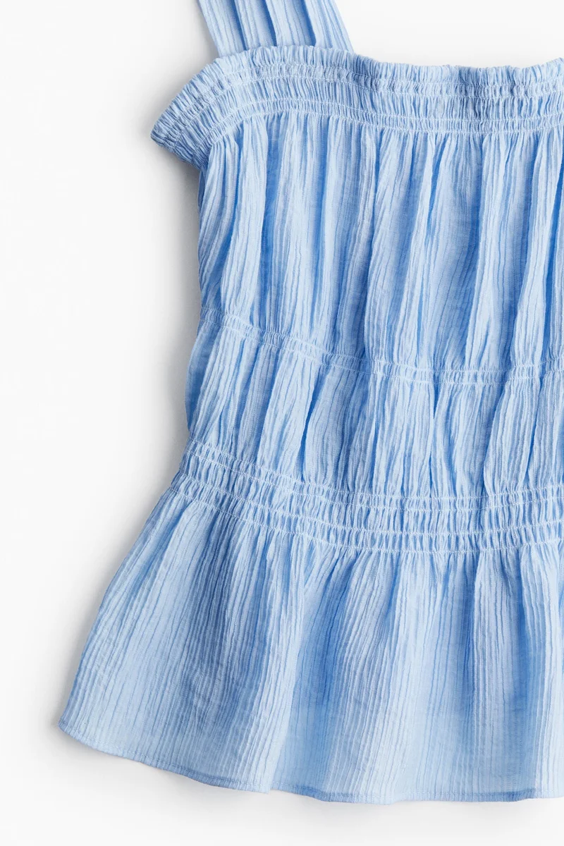 H&M Crêpe peplum top