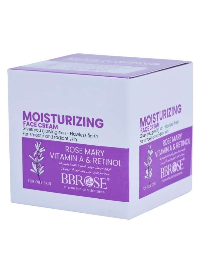 BBROSE Rosemary Vitamin A & Retinol Moisturizing Face Cream (50ml) | Hydrating & Nourishing Formula | Gives Glowing, Flawless & Radiant Skin | Smooth Finish for Daily Skincare - Image 1