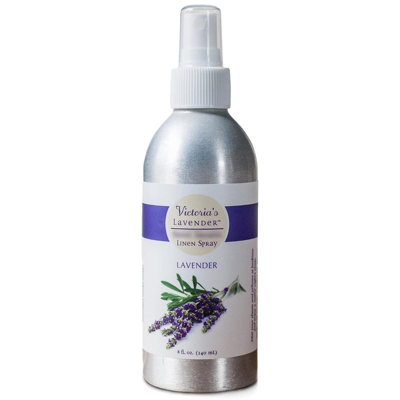 Victoria's Lavender Victoria's Lavender Aromatherapy Pillow and Linen Spray - Soothing Lavender Essential Oil Mist, Bed Spray for Ultimate Aromatherapy Experience, Lavender Linen Spray for Pillow - (8 oz Sizes)  - Image 1
