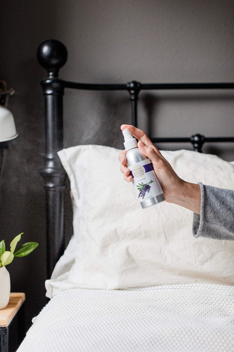 Victoria's Lavender Victoria's Lavender Aromatherapy Pillow and Linen Spray - Soothing Lavender Essential Oil Mist, Bed Spray for Ultimate Aromatherapy Experience, Lavender Linen Spray for Pillow - (8 oz Sizes)  - Image 4